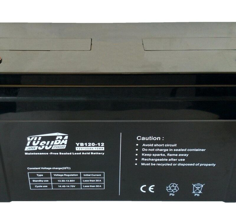 ΜΠΑΤΑΡΙΑ 12V120AH YUSUBA VRLA AGM