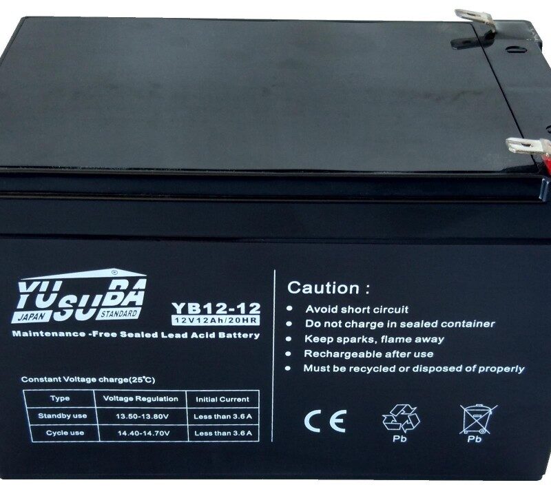 ΜΠΑΤΑΡΙΑ 12V12AH YUSUBA VRLA AGM