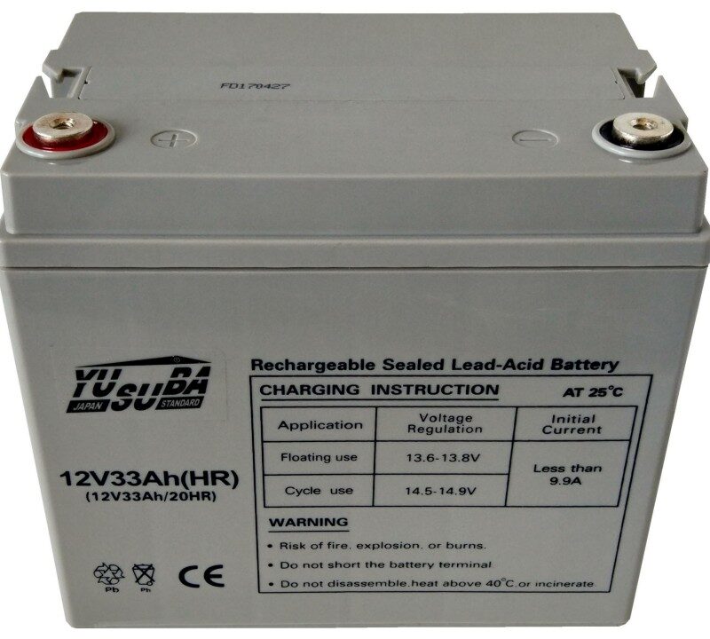 ΜΠΑΤΑΡΙΑ 12V33AH(HR) YUSUBA VRLA AGM