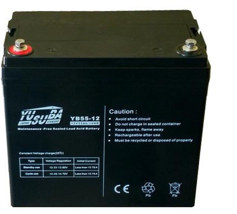 ΜΠΑΤΑΡΙΑ 12V55AH YUSUBA VRLA AGM