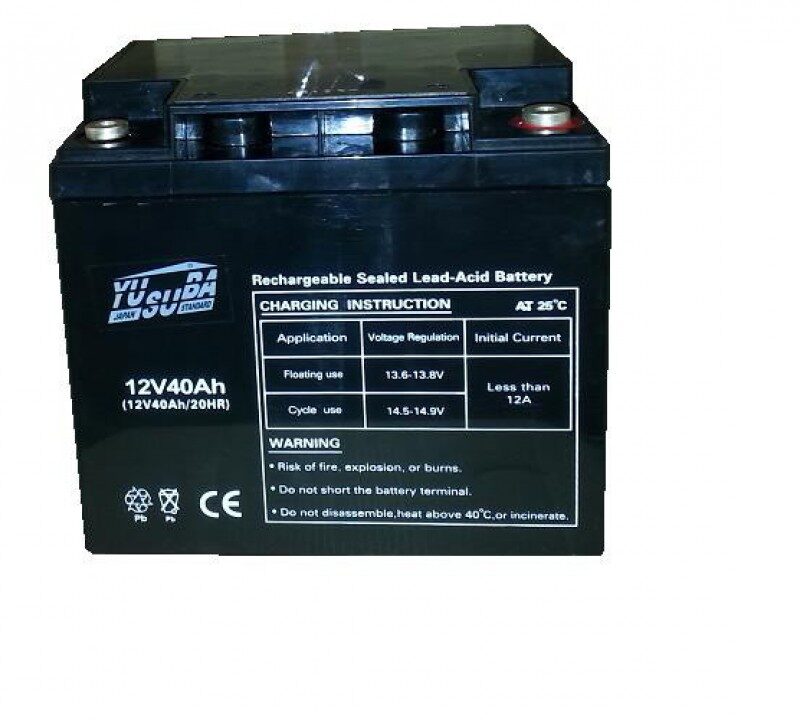 ΜΠΑΤΑΡΙΑ 12V40AH YUSUBA VRLA AGM