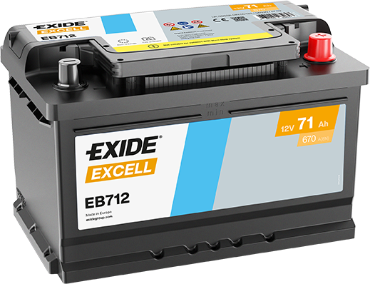 ΜΠΑΤΑΡΙΑ EXIDE EXCELL EB712 71AH